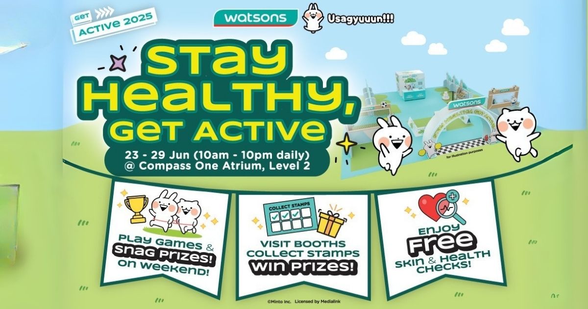 Watsons Get Active Event Returns to Compass One Atrium
