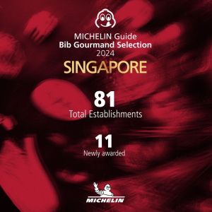 New Bib Gourmand Selection 2024 singapore