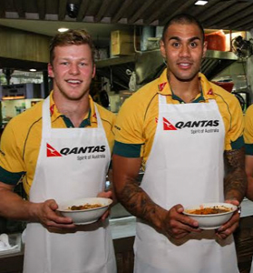Culinary Challenge: Can rugby players cook laksa?