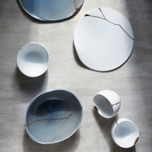 Luxury Tableware RUYI Unveils the INFINI Collection in Japanese Kintsugi Design